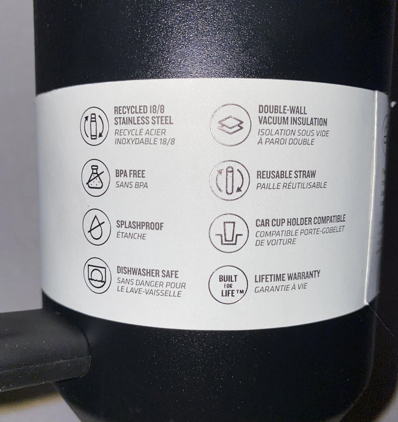 Stanley 40oz Quencher H2.0 Flowstate Tumbler- Black