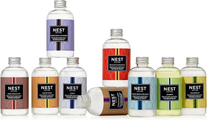 NEST New York Fragrances Driftwood & Chamomile Reed Diffuser Liquid Refill, New