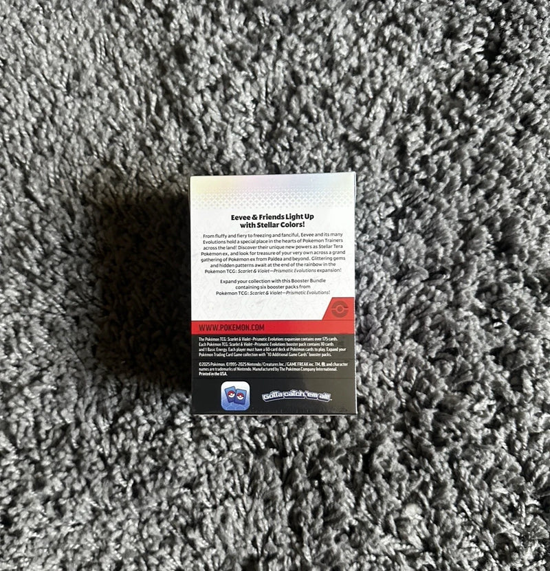 Pokémon TCG Scarlet & Violet Prismatic Evolutions Booster Bundle Factory Sealed