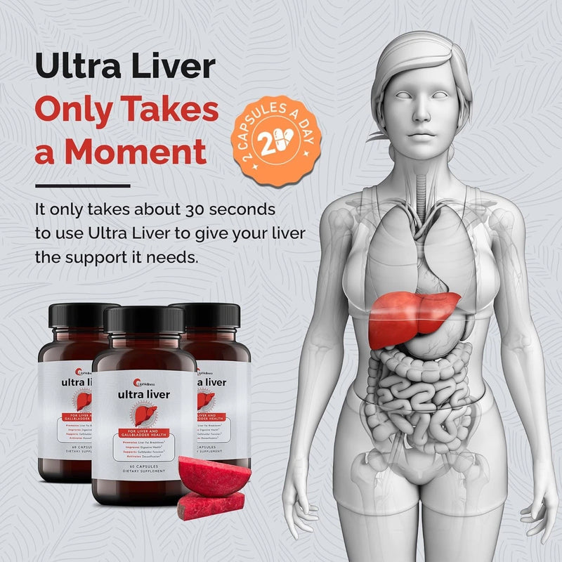 Ultra Liver Supplement for Liver Support and Gallbladder Support Detox & Repair