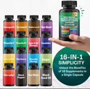 Sea Moss, Black Seed Oil, Ashwagandha, Turmeric, Ginger (16 in 1 Multivitamin)