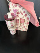 🌹Stanley x LoveShackFancy 40oz Ribbon Rosa Flowstate H2.0 Tumbler White & Pink