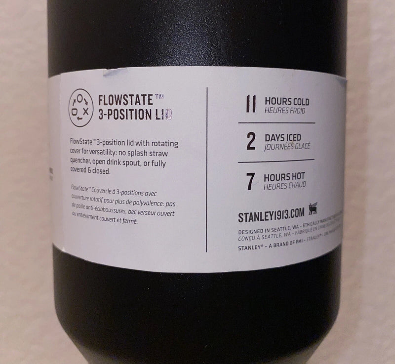 Stanley 40oz Quencher H2.0 Flowstate Tumbler- Black