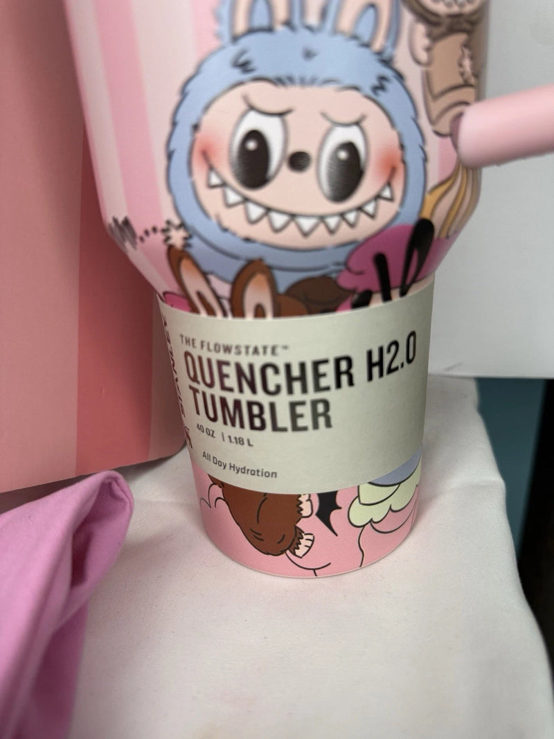 Stanley Quencher H2.0 Tumbler – 40 oz (Pink , Limited Edition) The Monsters