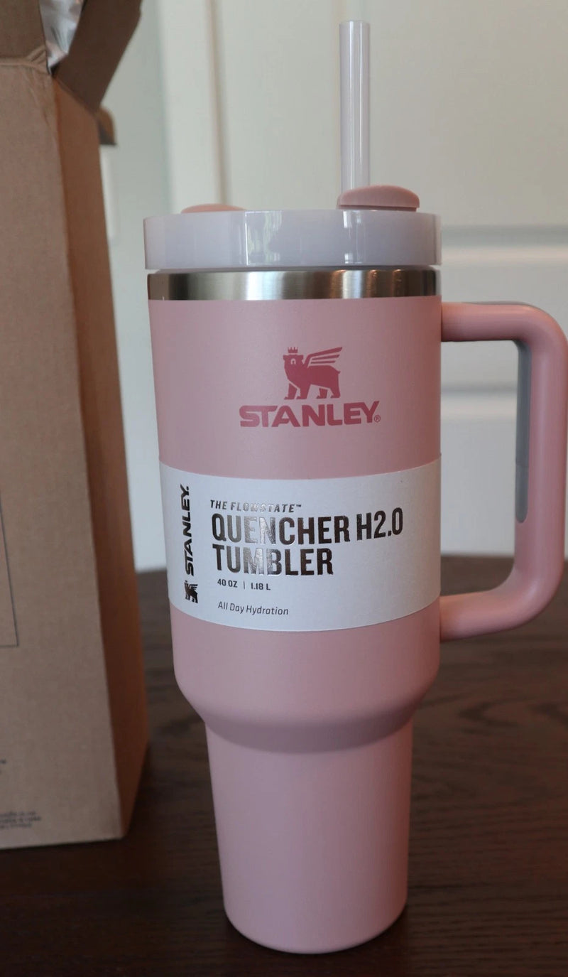 Stanley 40oz. Quencher H2.0 FlowState Tumbler- PINK DUSK