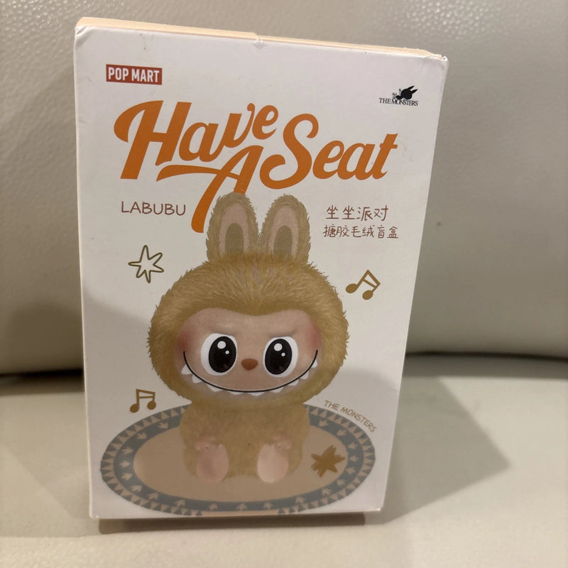 POP MART LABUBU The Monsters Have A Seat Vinyl Plush BABA - Blind Box