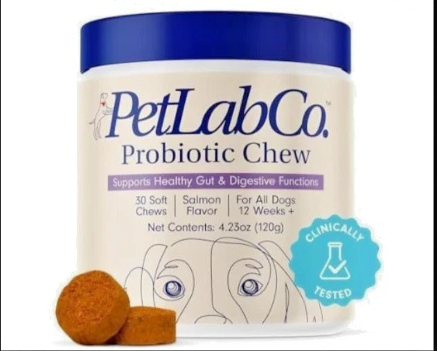 PetLab Co. (PetLabCo.) ALLERGY & IMMUNE Probiotic Soft Chew For Dogs (30 Salmon)