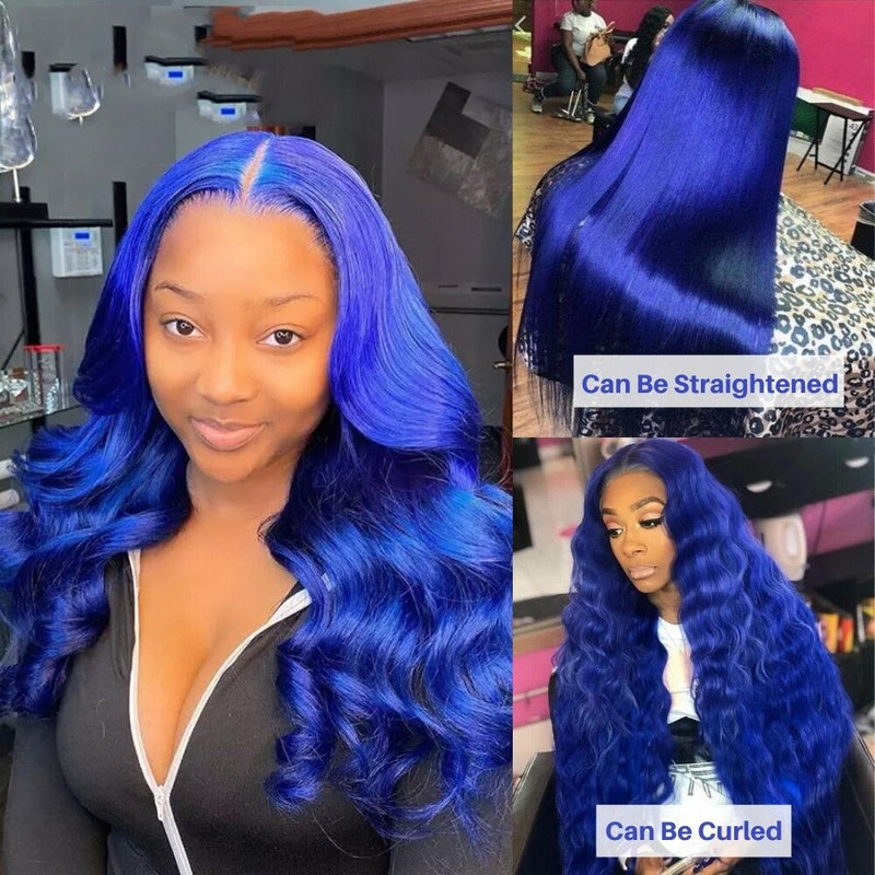 10A Grade Blue Body Wave BUNDLES with CLOSURES & FRONTALS