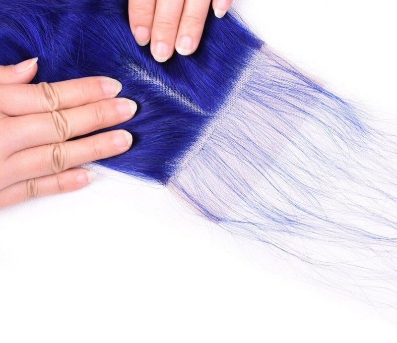 10A Grade Blue Body Wave BUNDLES with CLOSURES & FRONTALS