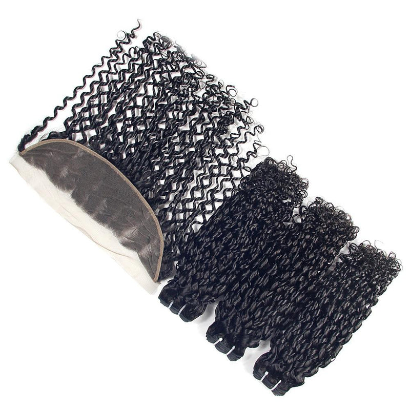 Beumax Double Drawn 12A Grade Luxury Curl BUNDLES with CLOSURES &