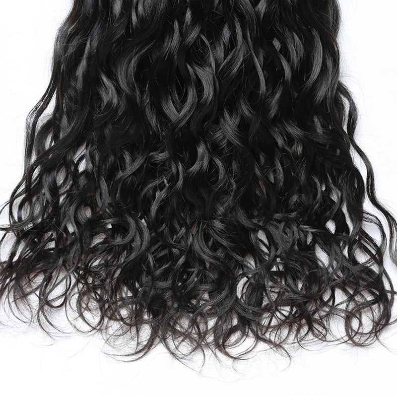 Super Double Drawn 12A Grade Water Wave BUNDLES with CLOSURES & FRONTA